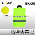 2015 hot sale padded cheap high visibility safety vest with 190t taffeta lining with many pockets , EN ISO 20471:2013